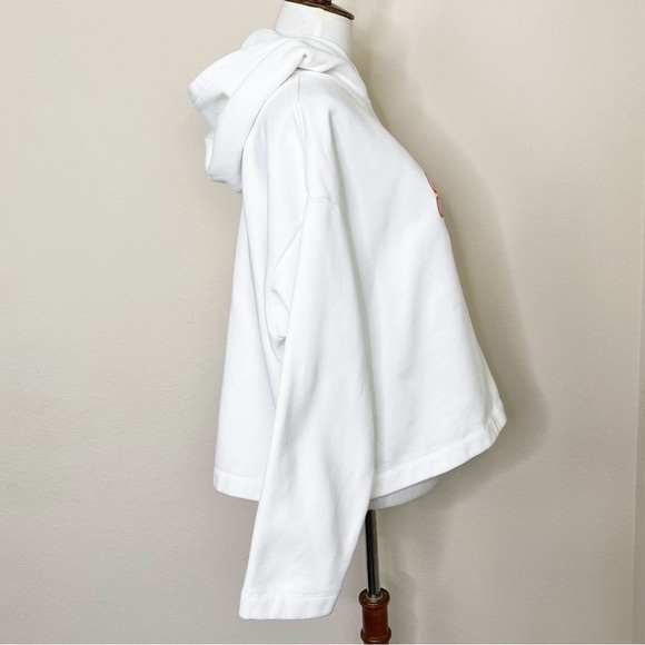 Maje Embroidered Play Funky Baby Cropped
French Cotton Hoodie Sweatshirt - Picture 7 of 15